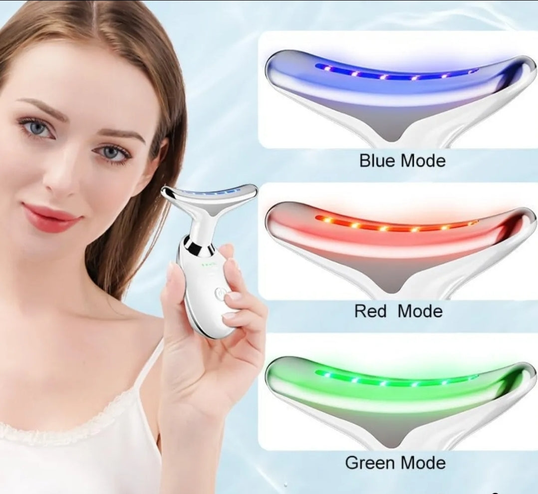 Masajeador Facial Luz LED 7 Colores HY69