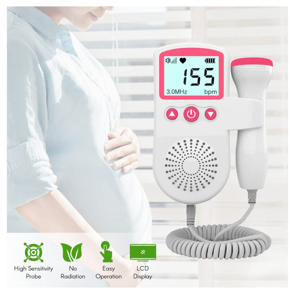 👶 Monitor Fetal Doppler de Ultrasonido: Escucha el Corazón de tu Bebé en Casa