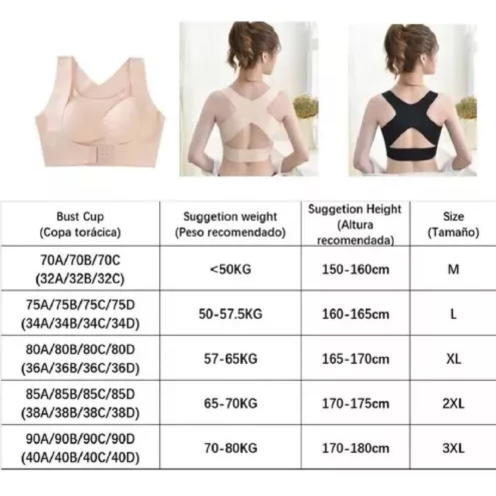 💖 Brasier Corrector de Postura y Levanta Busto - ¡La Comodidad que Transforma tu Figura!