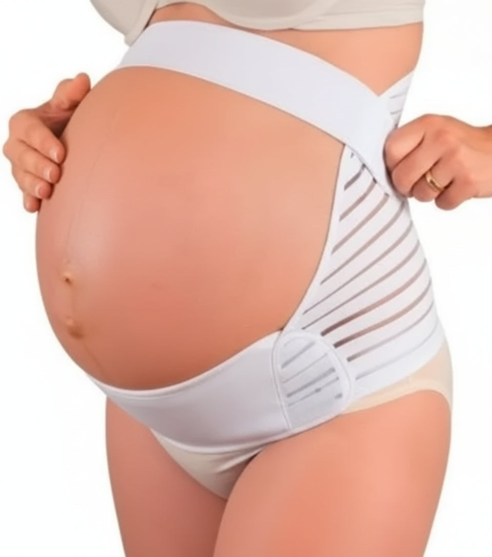 🤰 Abrazó de Amor: Faja Prenatal Elástica que Crece Contigo y Alivia Tu Espalda
