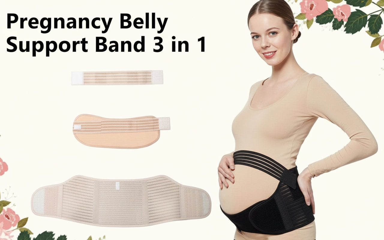🤰 Abrazó de Amor: Faja Prenatal Elástica que Crece Contigo y Alivia Tu Espalda